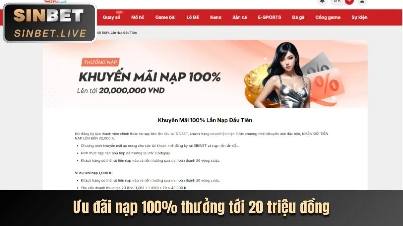 Các phương thức nạp tiền shbet121
